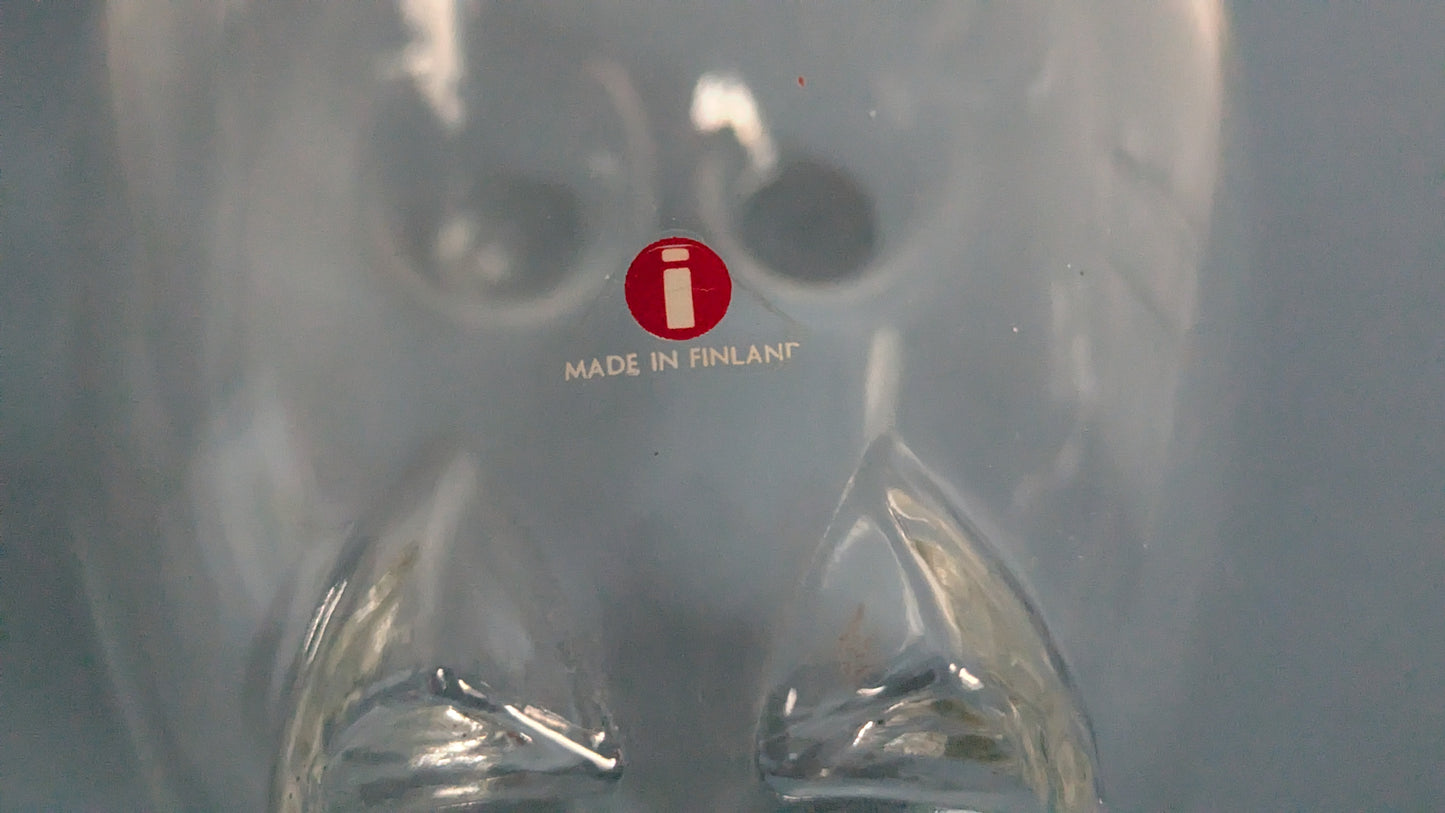 Iittala Napsu Karahvi (1988-1990, Valto Kokko)