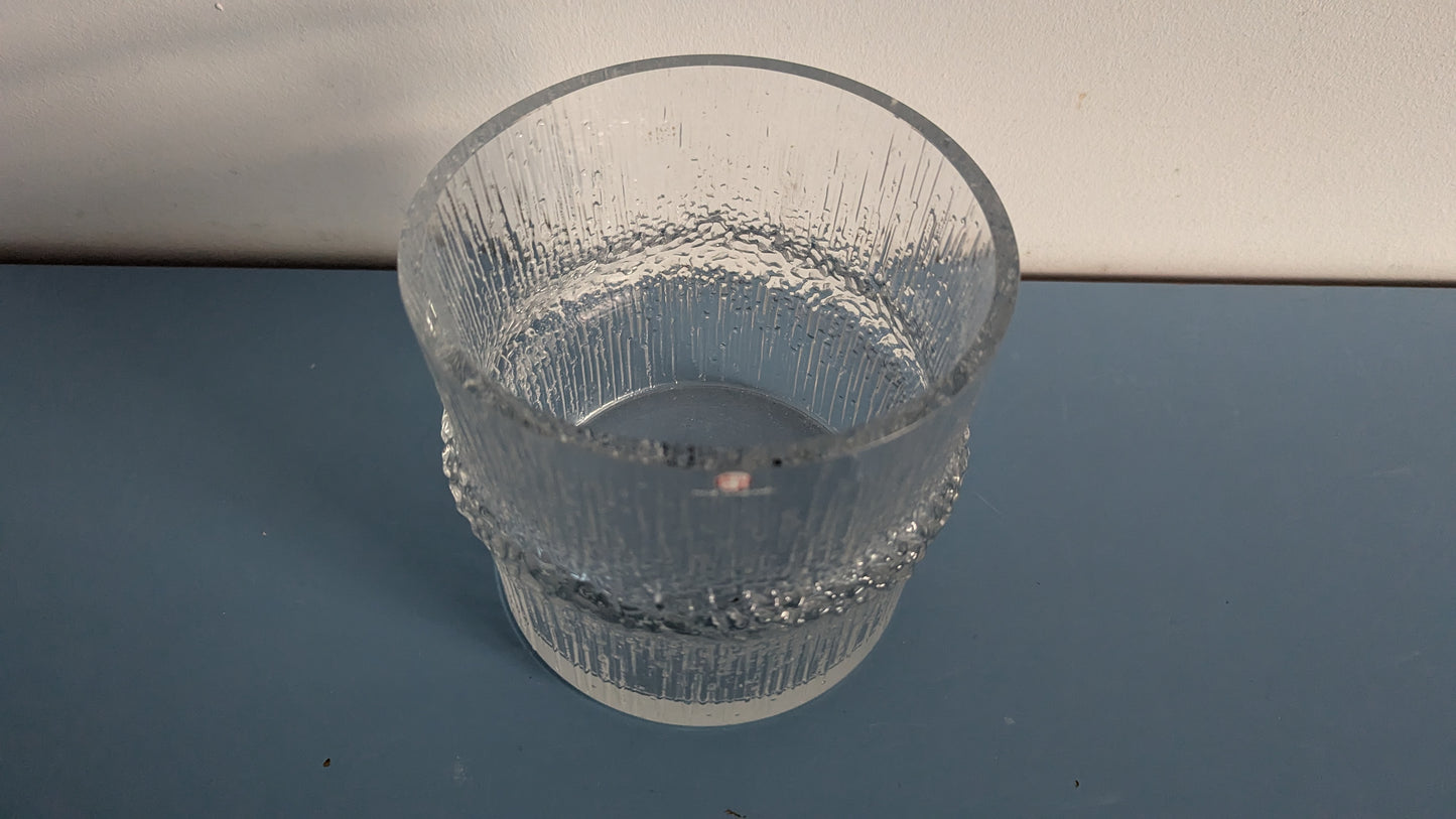 Iittala Niva Jääpalakulho (1972-1992, Signeerattu, Tapio Wirkkala)
