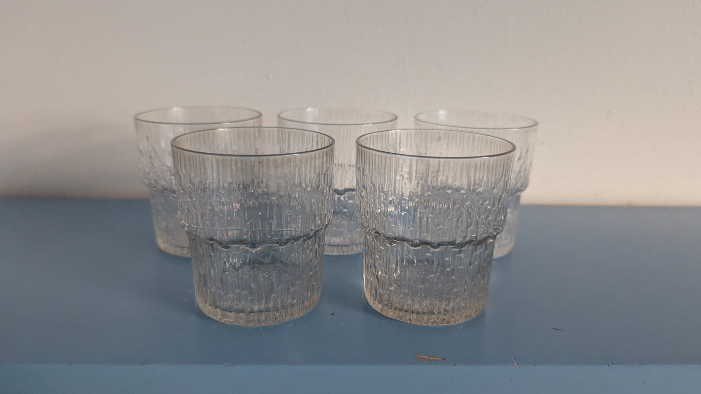 Iittala Paadar Juomalasi (5kpl, 18cl, 1970-1976, Tapio Wirkkala)
