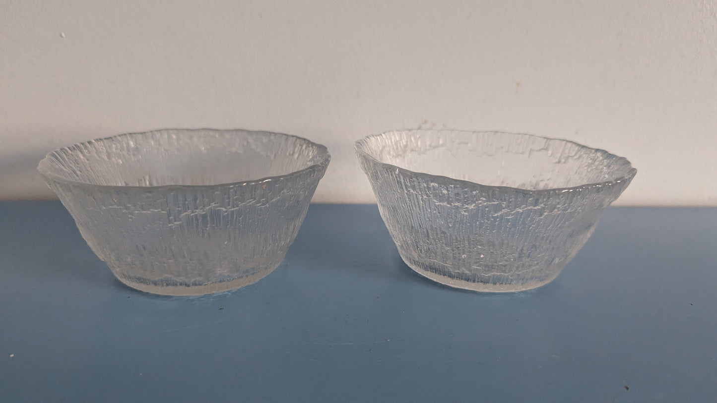 Iittala Solaris Annoskulho / Jälkiruokakulho (2kpl, 1975-1995, Tapio Wirkkala)