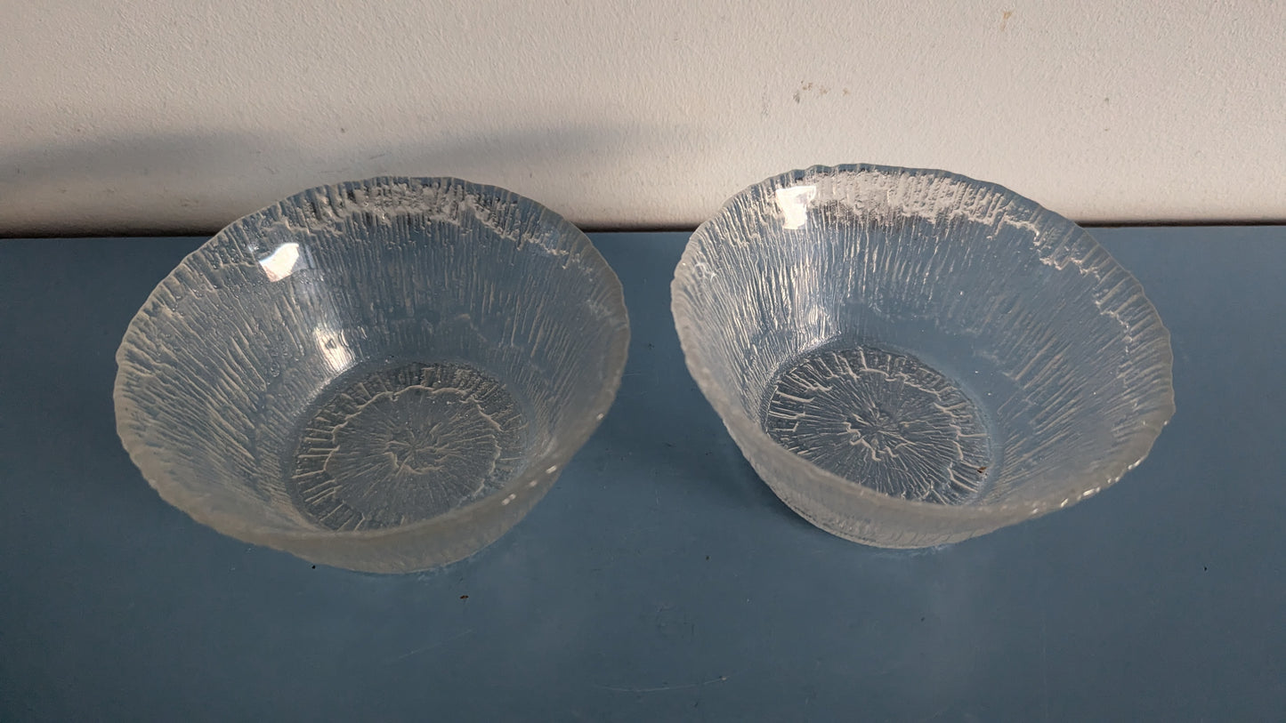 Iittala Solaris Annoskulho / Jälkiruokakulho (2kpl, 1975-1995, Tapio Wirkkala)