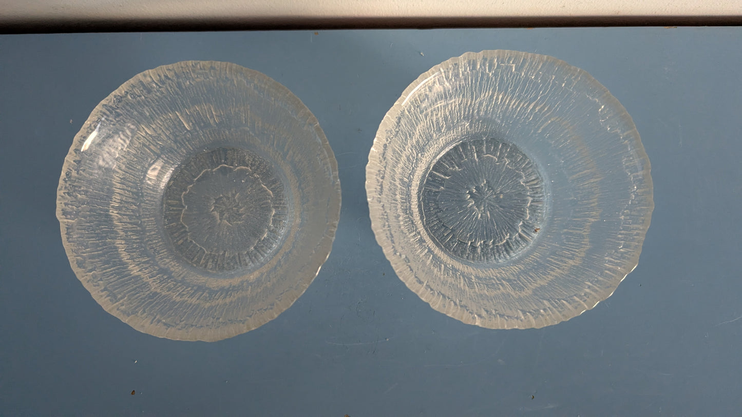 Iittala Solaris Annoskulho / Jälkiruokakulho (2kpl, 1975-1995, Tapio Wirkkala)