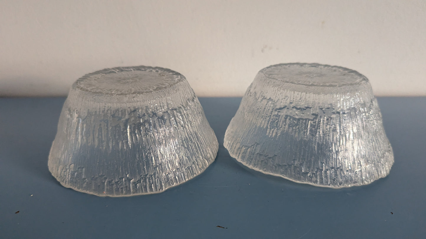 Iittala Solaris Annoskulho / Jälkiruokakulho (2kpl, 1975-1995, Tapio Wirkkala)