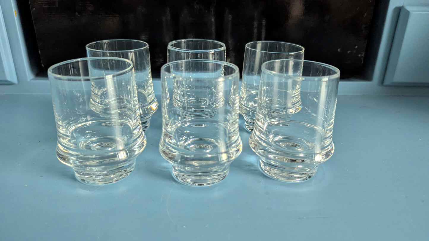 Iittala Marski Ryyppylasi (6kpl, 6cl, 1960-1979, Tapio Wirkkala)