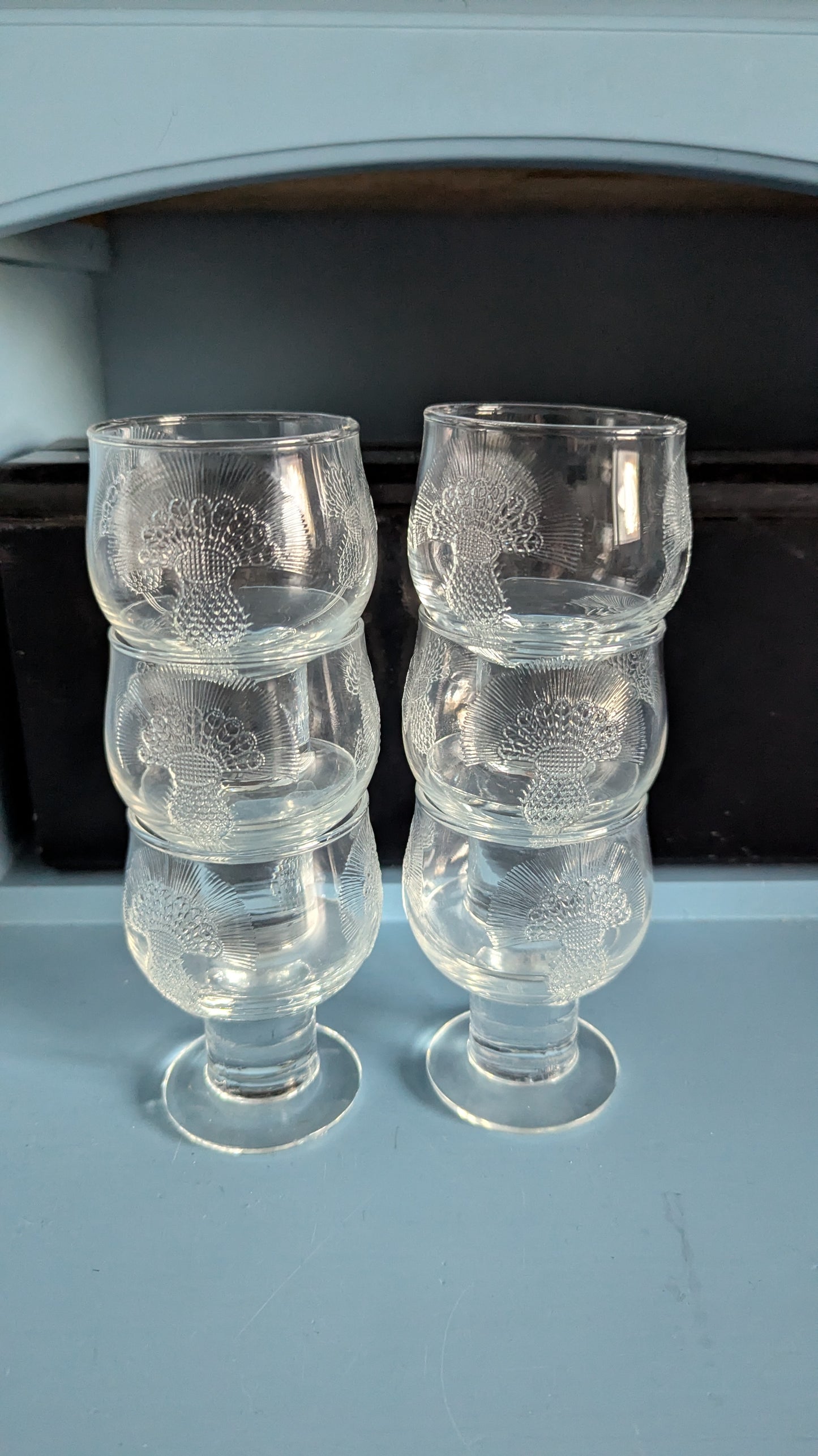 Nuutajärvi - Silja Pikkuviinilasi (6kpl, 1976-1978, Heikki Orvola)