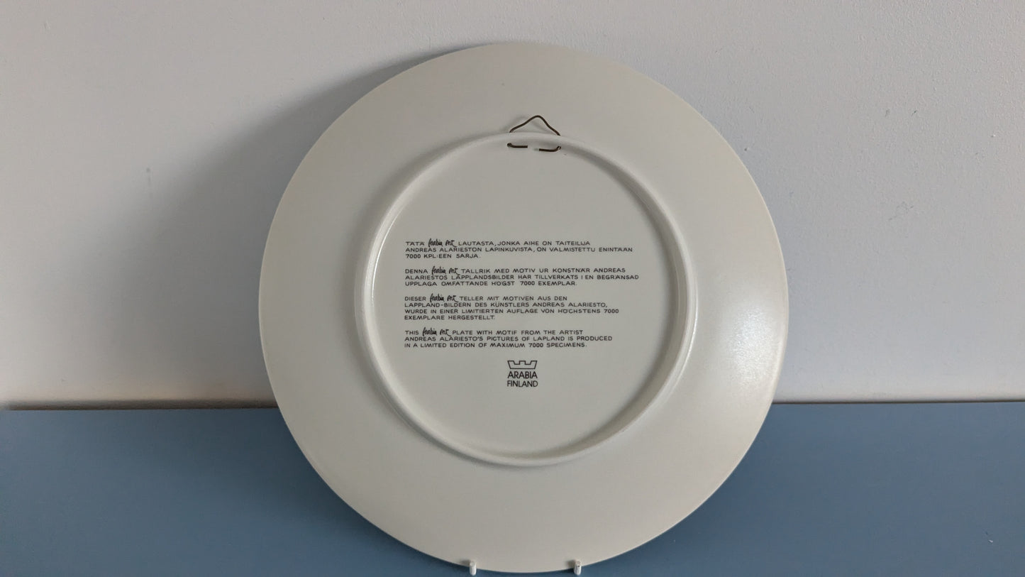 Arabia - Arabia Art Seinälautanen (1984, Alk. Paketissa, Andreas Alariesto)