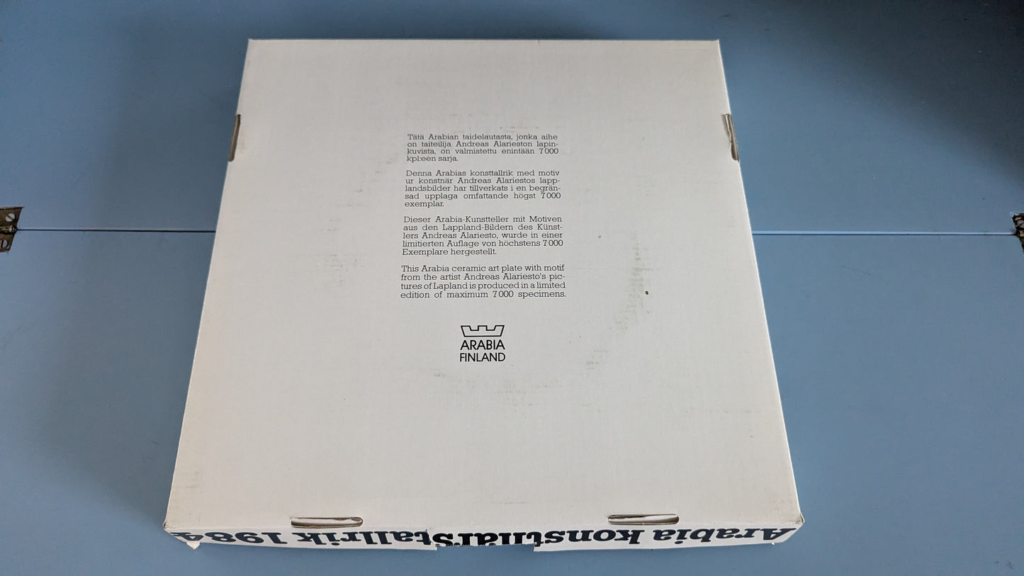 Arabia - Arabia Art Seinälautanen (1984, Alk. Paketissa, Andreas Alariesto)