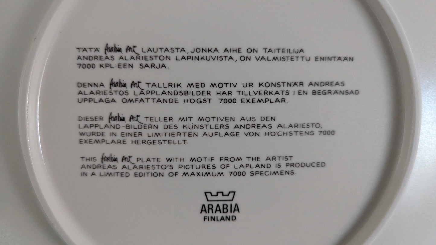 Arabia - Arabia Art Pontikan Keittäjät Seinälautanen (1981, Alk. Pakkauksessa)