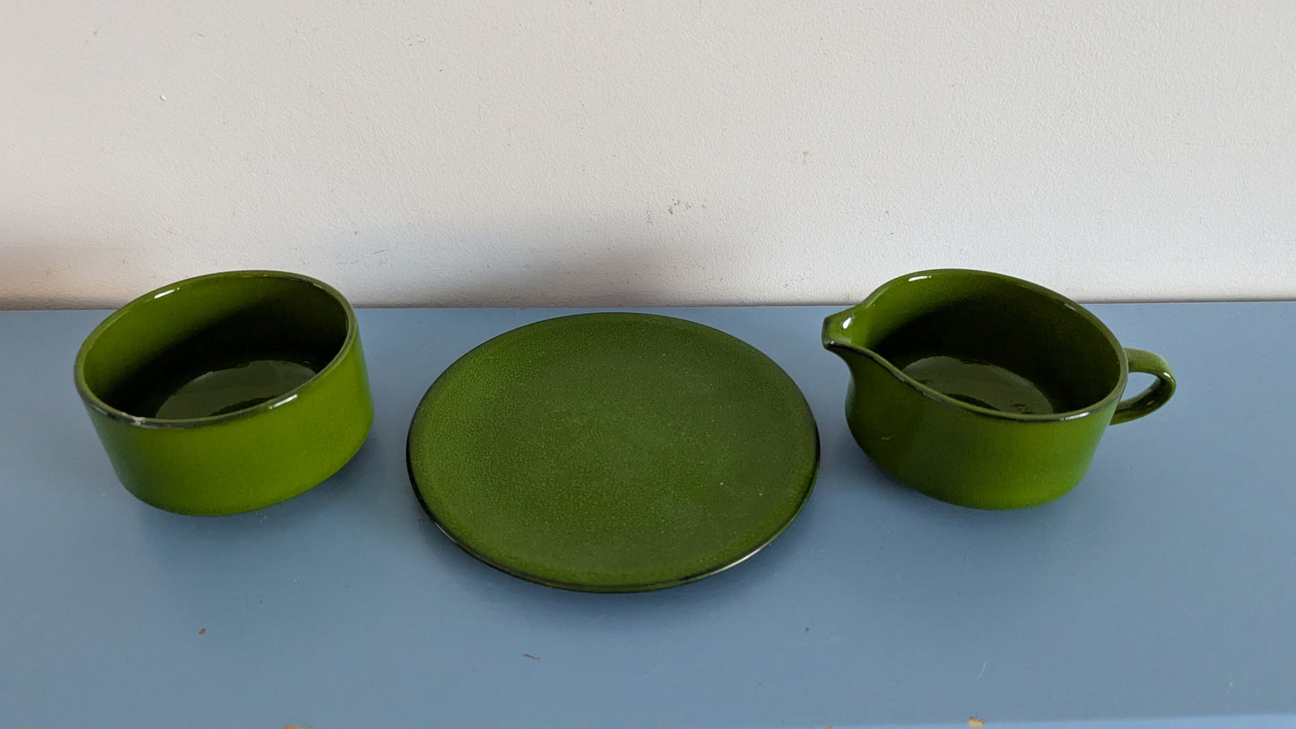 Villeroy & Boch - Agadir Sokerikko, Kermakko ja Lautanen (1970-luku)