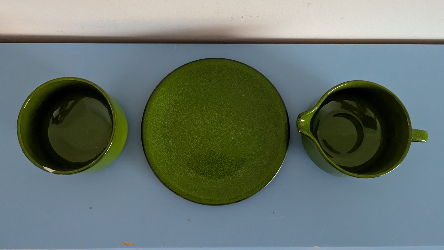 Villeroy & Boch - Agadir Sokerikko, Kermakko ja Lautanen (1970-luku)