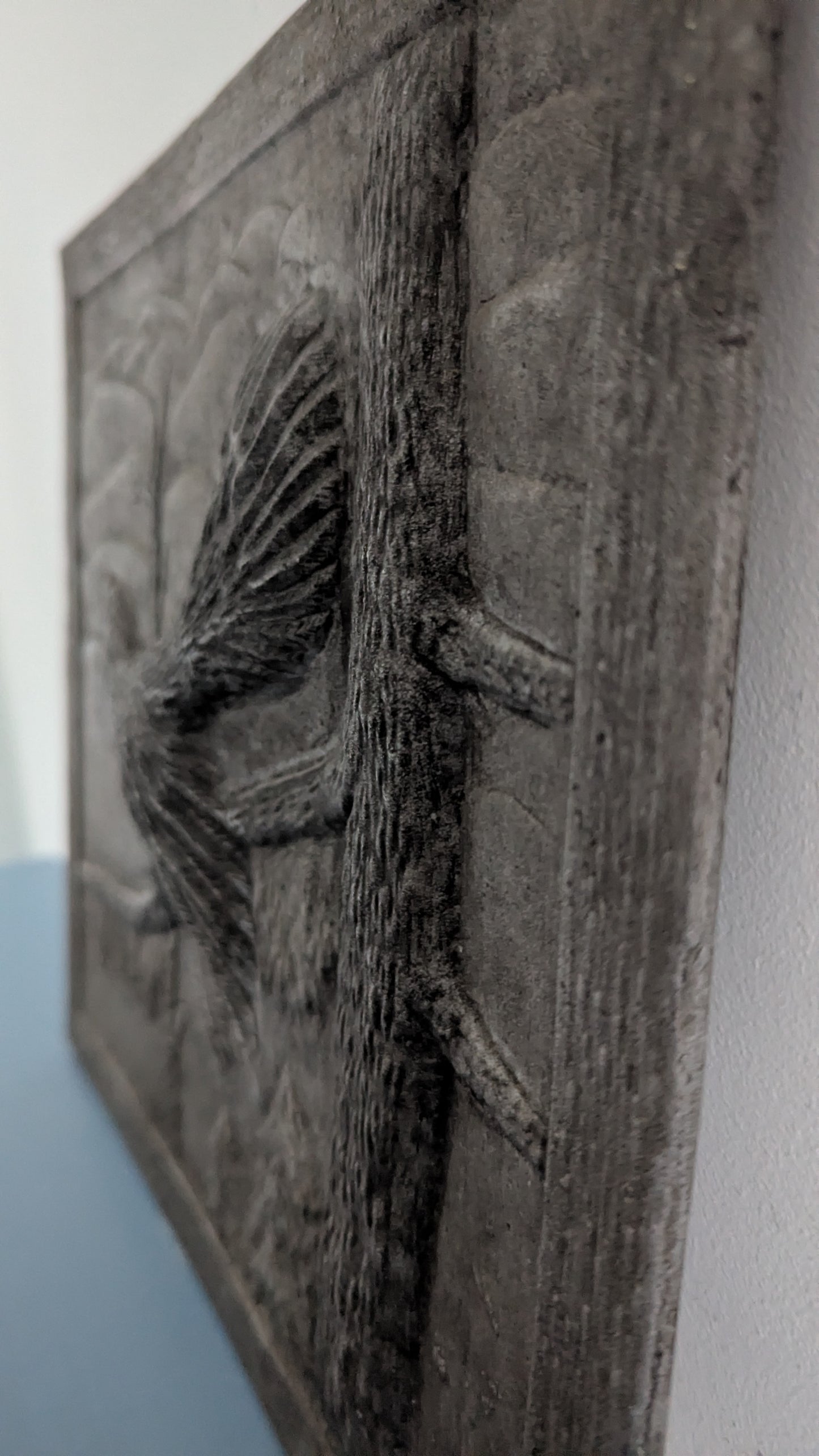 Metallinen Metso Reliefi (Signeerattu, 1.5Kg)