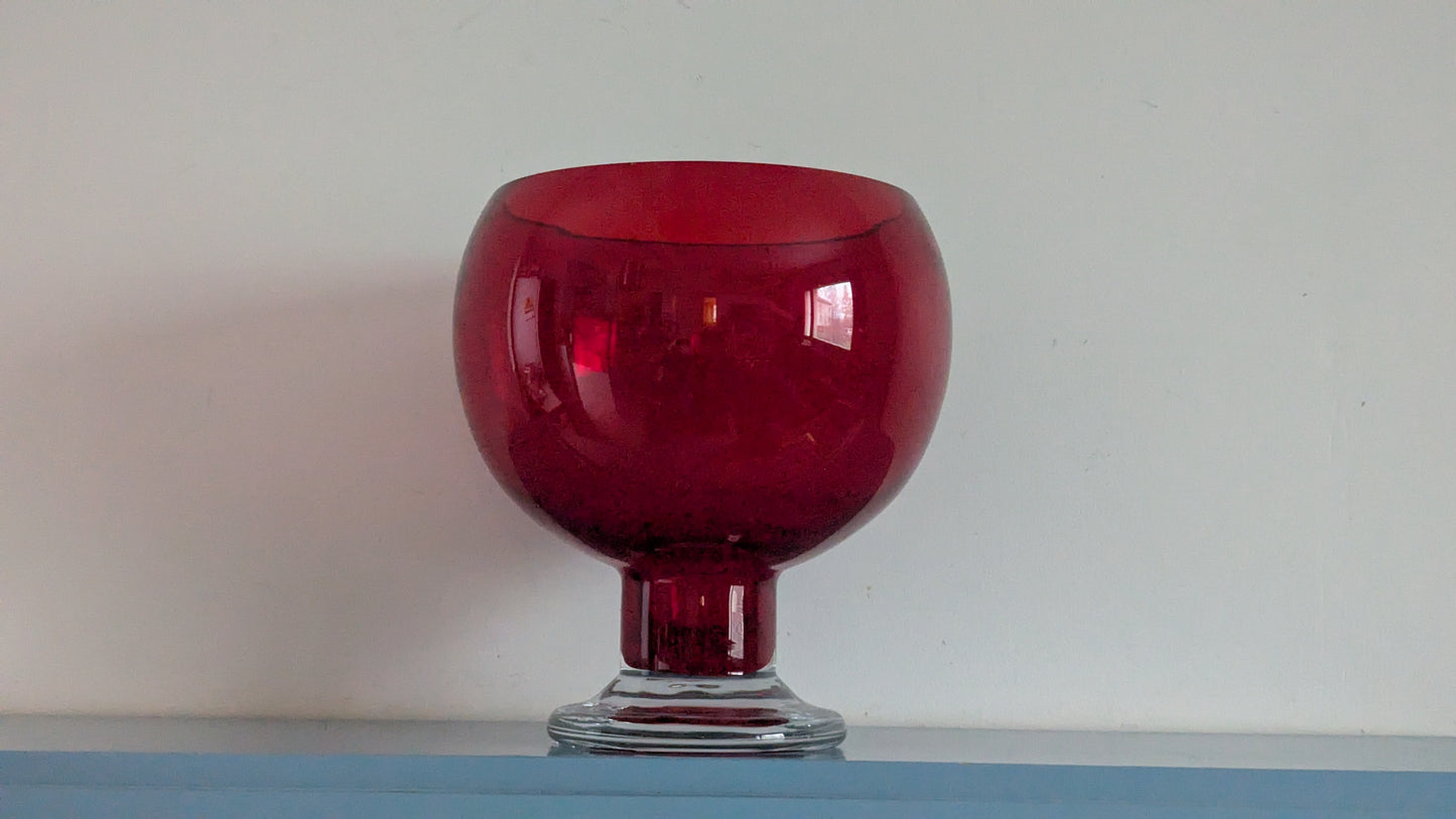 Riihimäen Lasi Old King Cole Boolimalja (5 Litraa, 1973-1976, Erkkitapio Siiroinen)