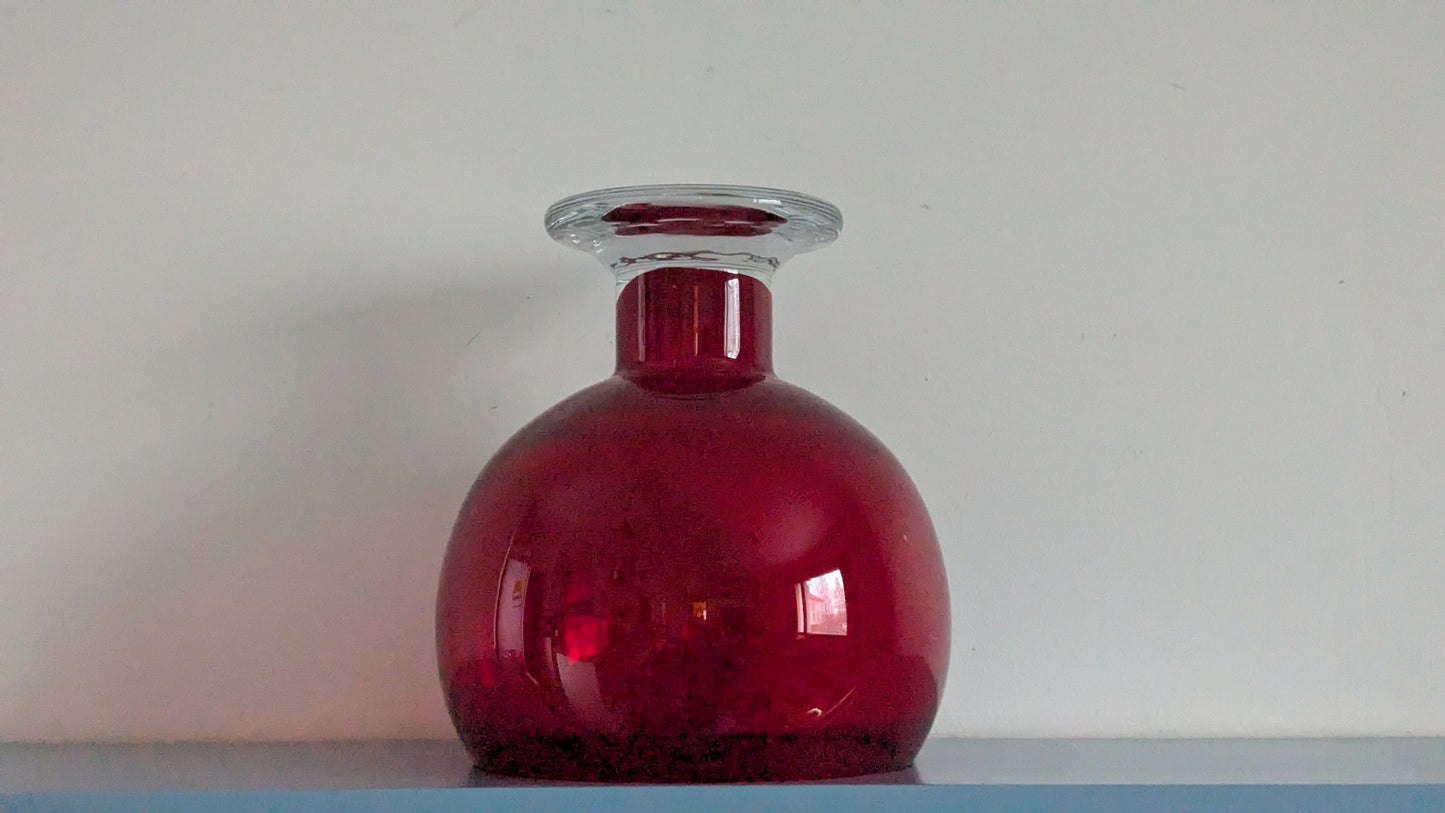 Riihimäen Lasi Old King Cole Boolimalja (5 Litraa, 1973-1976, Erkkitapio Siiroinen)