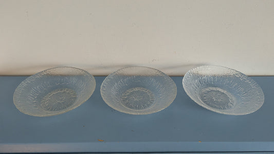 Iittala Solaris Annoskulho / Jälkiruokakulho (3kpl, 1975-1995, Tapio Wirkkala)