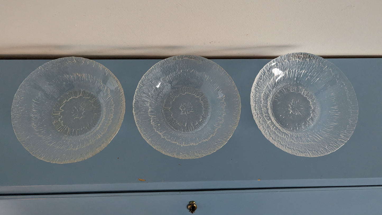 Iittala Solaris Annoskulho / Jälkiruokakulho (3kpl, 1975-1995, Tapio Wirkkala)