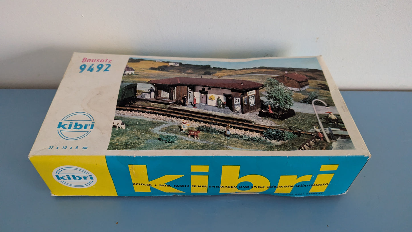 Kibri -  Wildenrannan Juna-asema Pienoismalli (1963, Mallimerkintä 9492)