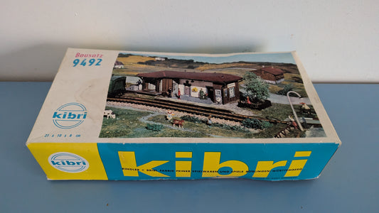 Kibri -  Wildenrannan Juna-asema Pienoismalli (1963, Mallimerkintä 9492)