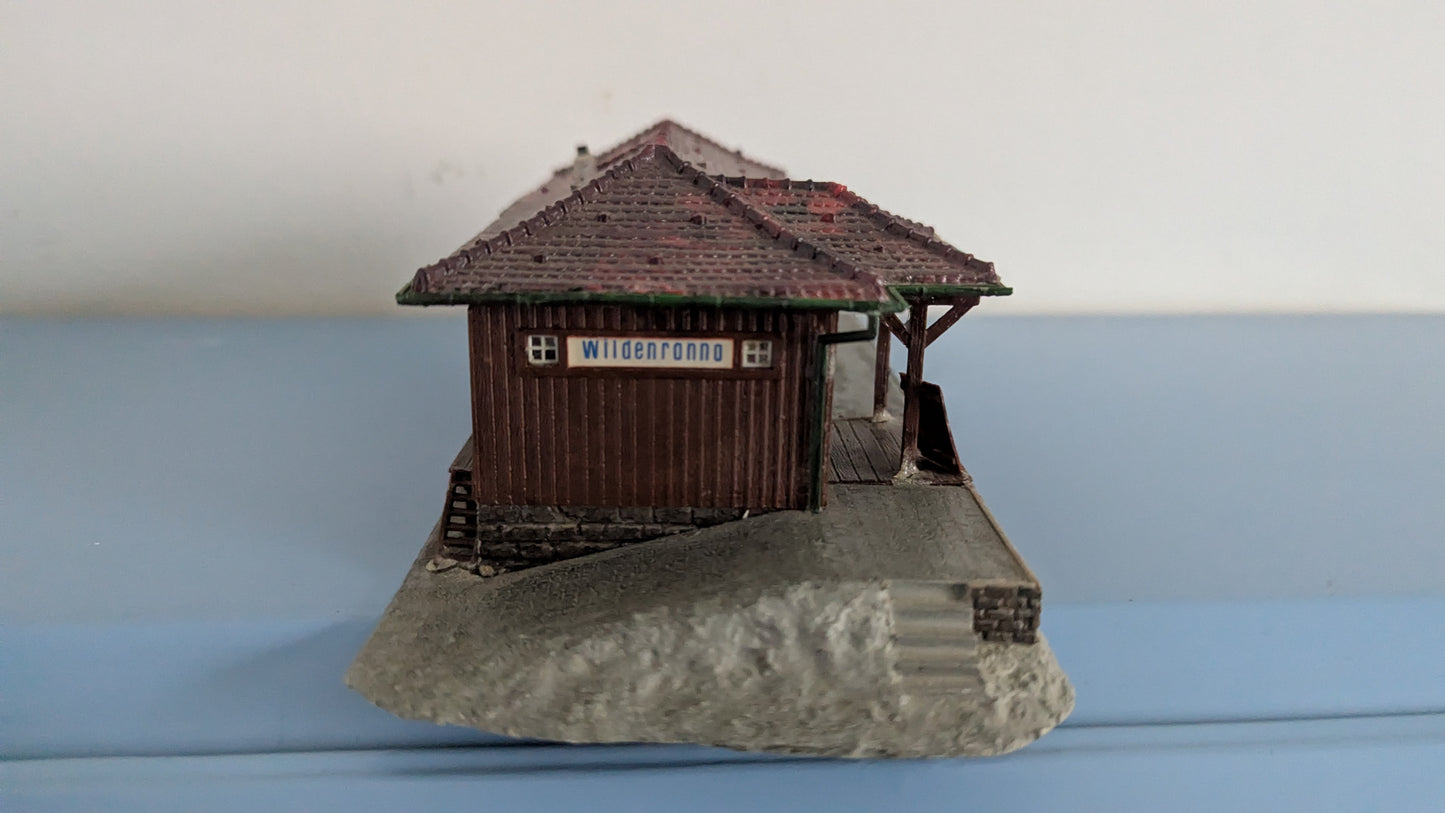 Kibri -  Wildenrannan Juna-asema Pienoismalli (1963, Mallimerkintä 9492)