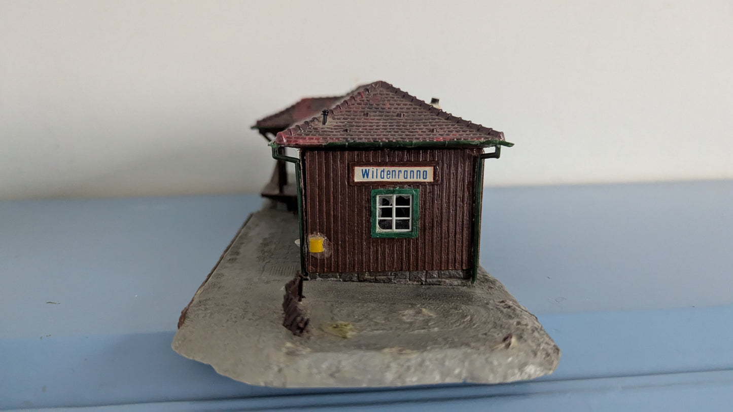 Kibri -  Wildenrannan Juna-asema Pienoismalli (1963, Mallimerkintä 9492)