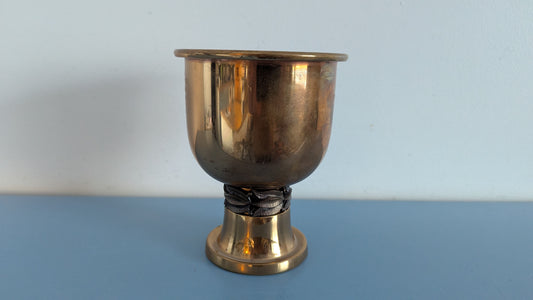 Jorma Laine - Kupari / Pronssi Malja (1970-luku, Signeerattu)