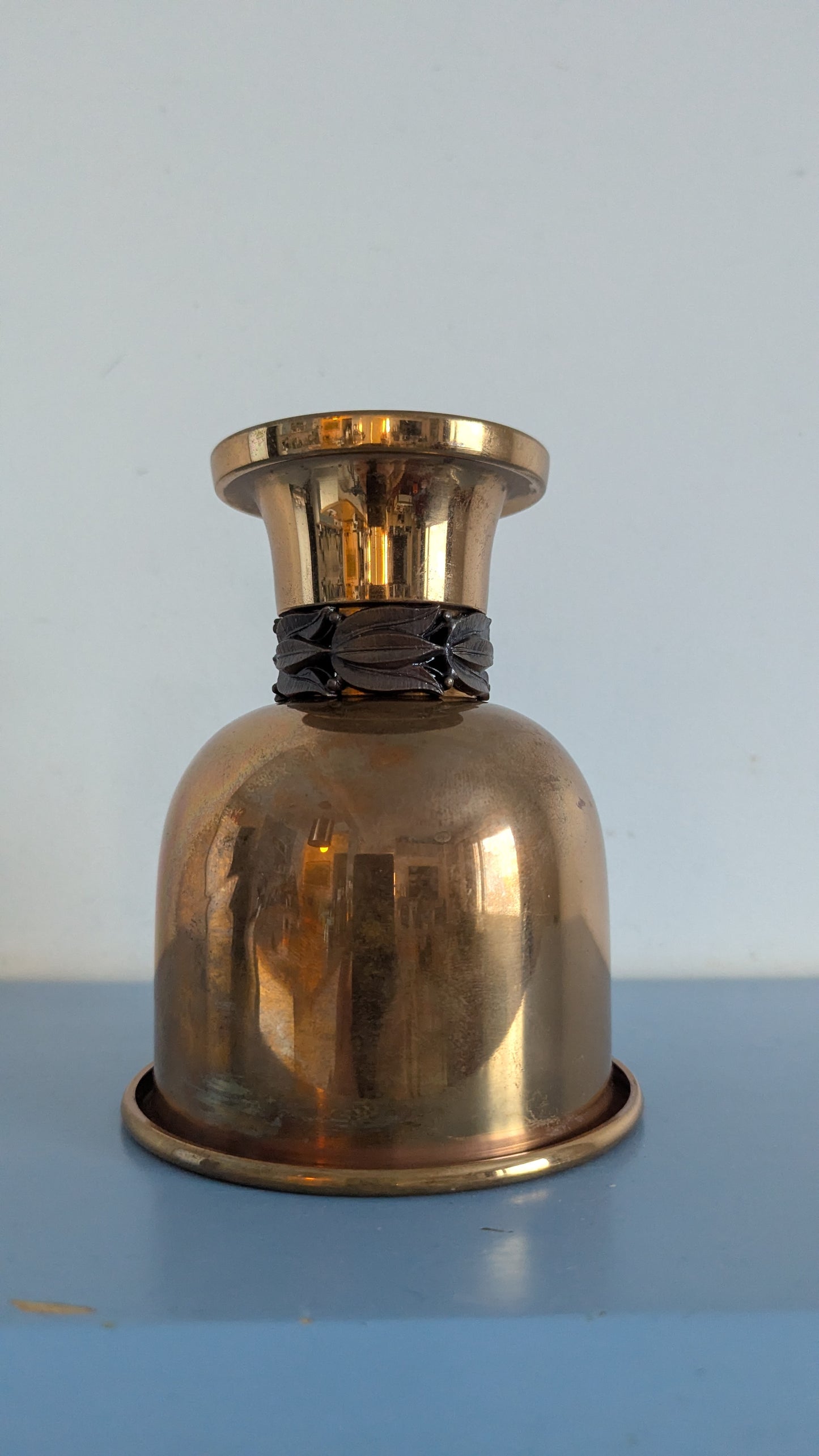 Jorma Laine - Kupari / Pronssi Malja (1970-luku, Signeerattu)