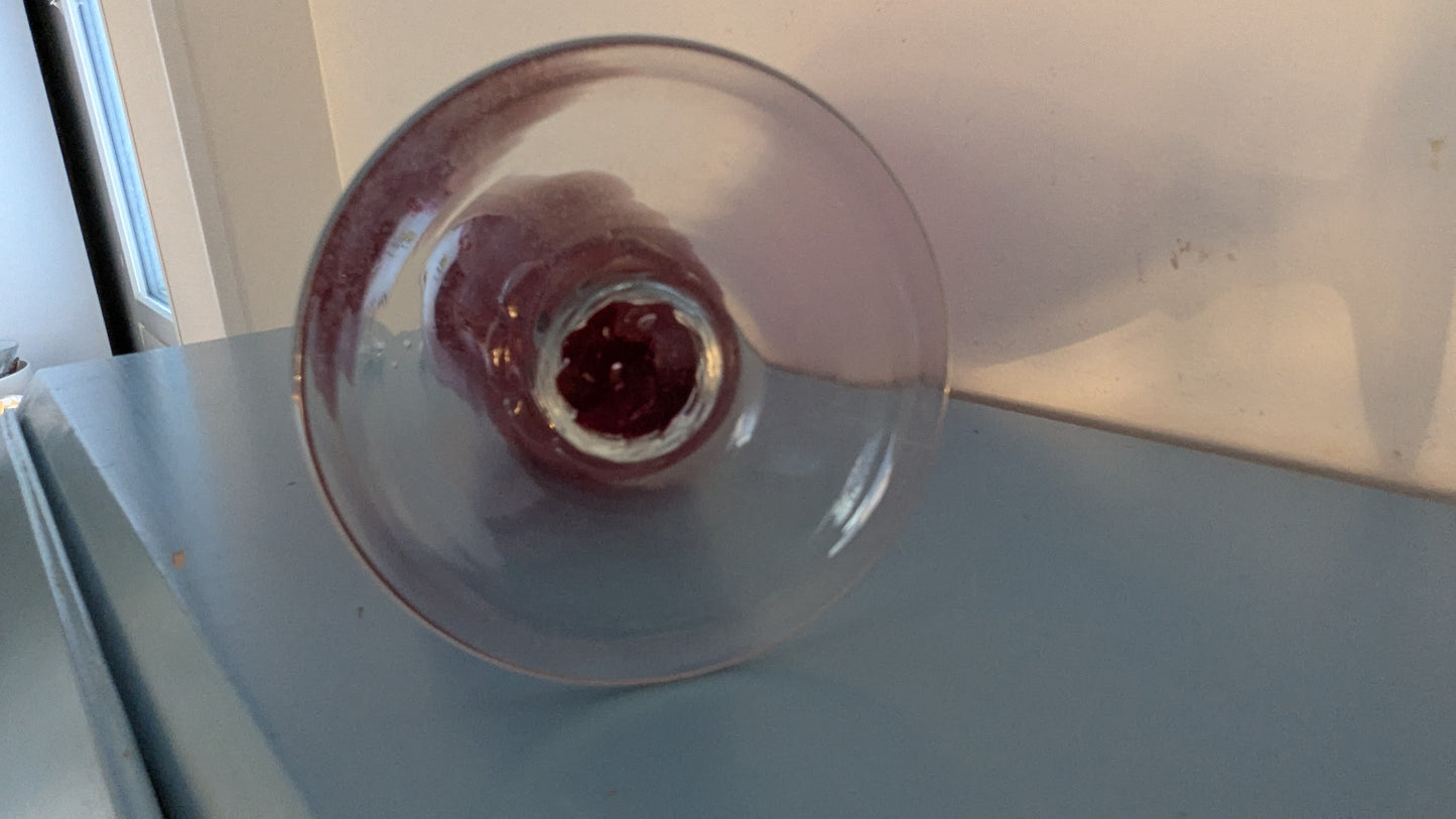 Empoli - Rubiininpunainen Karahvi / Kannu (1960-luku)