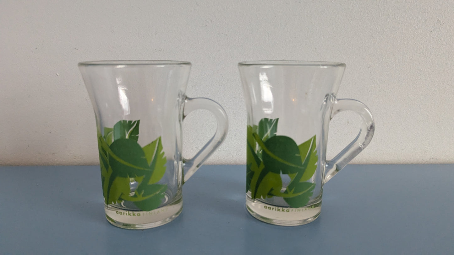 Aarikka - Koivunlehti Juomalasit (2kpl)
