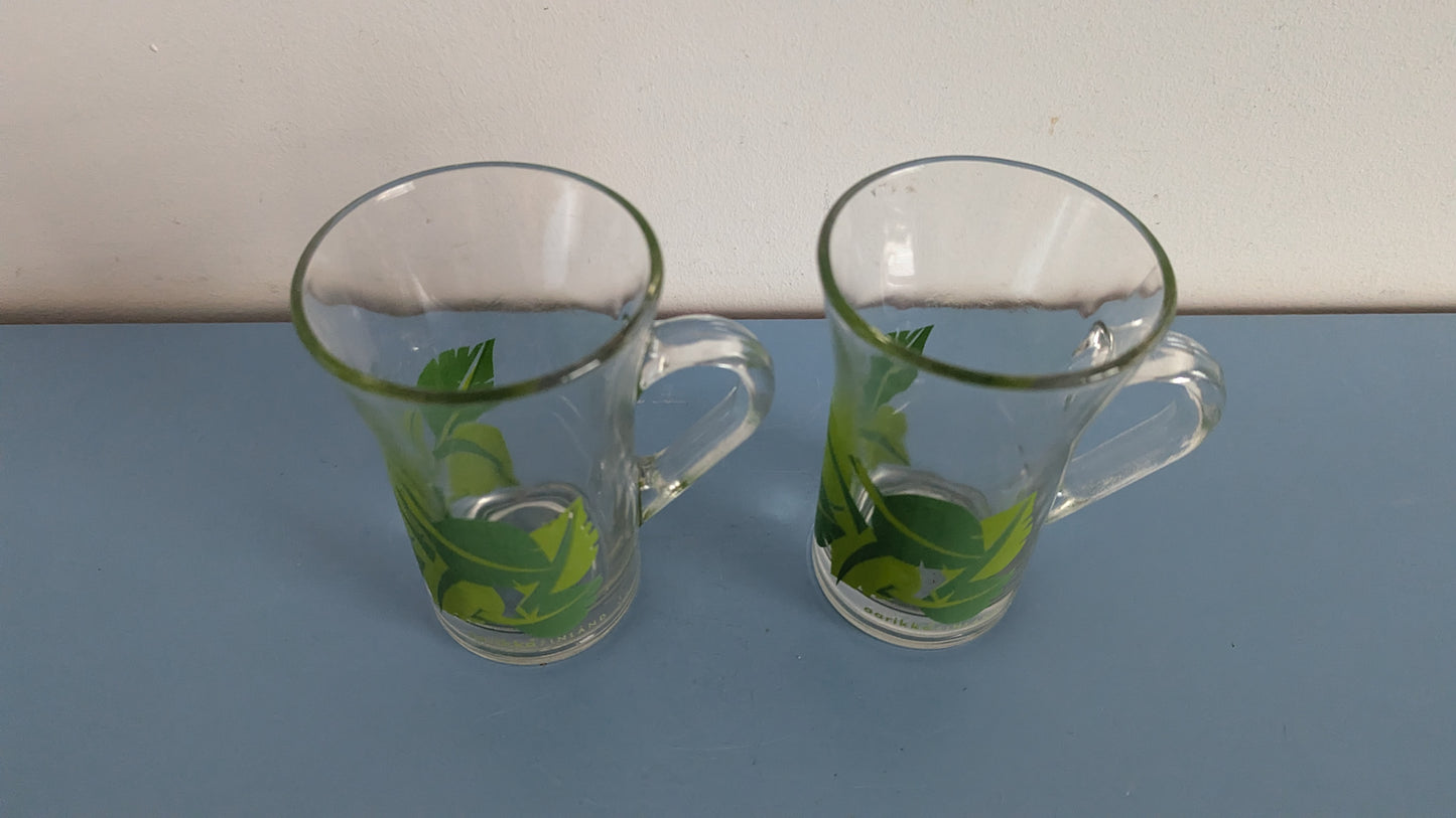 Aarikka - Koivunlehti Juomalasit (2kpl)