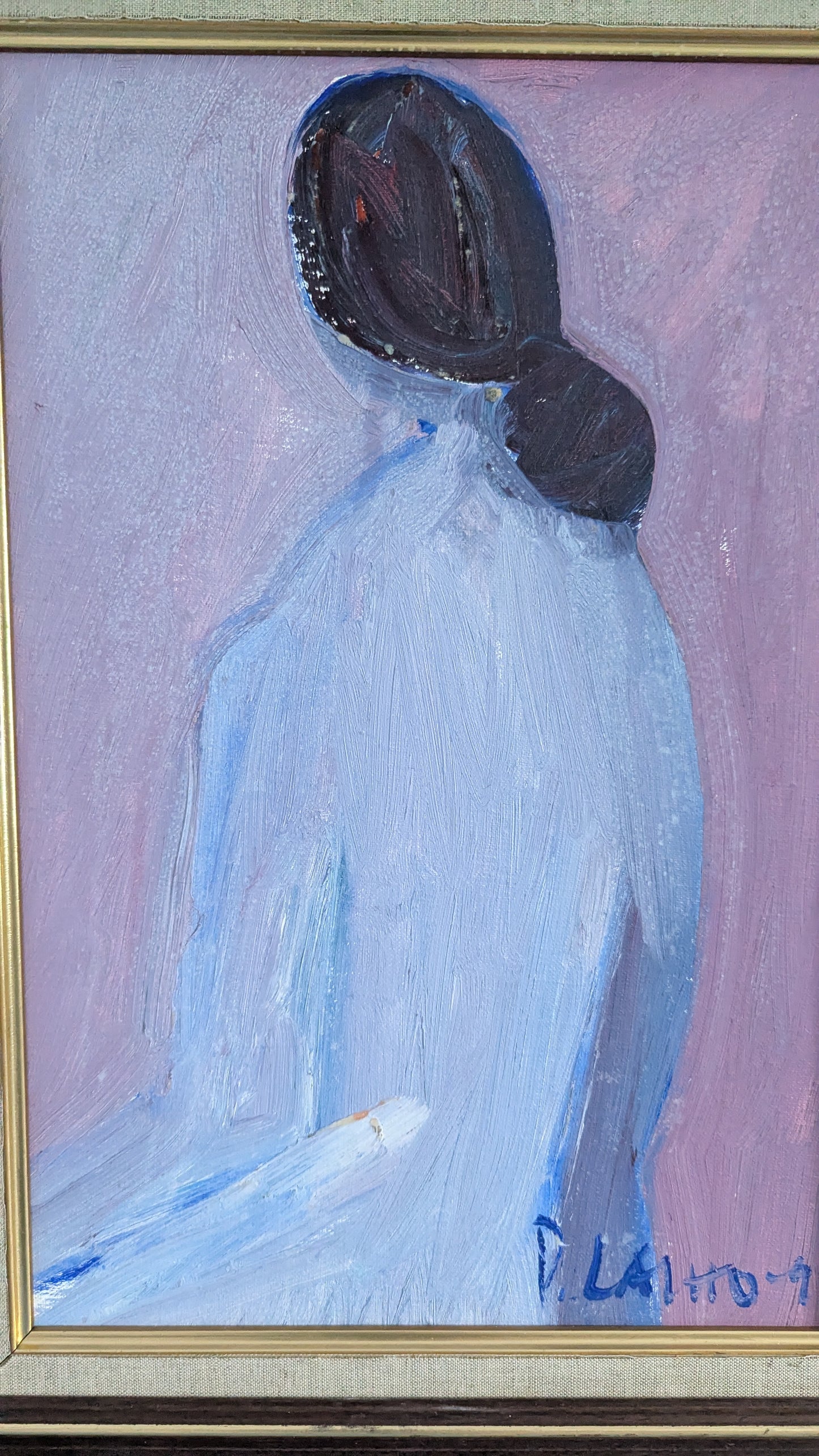 Pekka Laiho - Signeerattu Öljyvärimaalaus (1991)