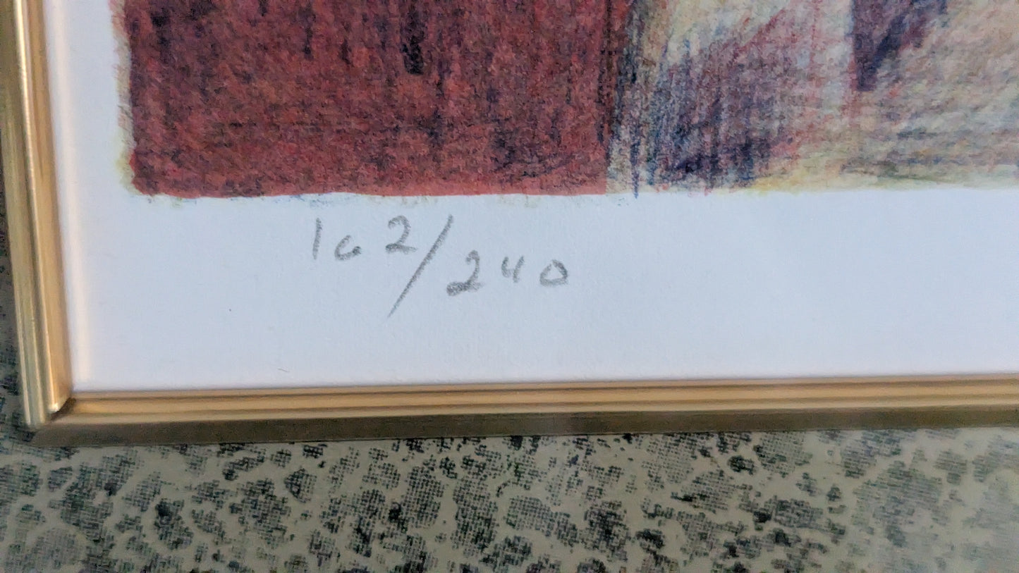 Juhani Honkanen - Mandariinit (Signeerattu Litografia)