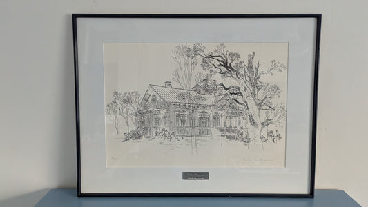 Raimo Huittinen - Ulvilan kirkkoherranpappila (Signeerattu Grafiikka 1993)