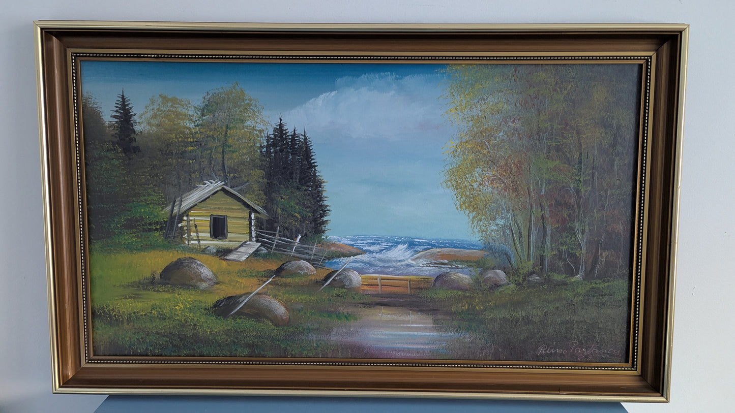 Reino Partanen - Signeerattu Öljyvärimaalaus (1980)