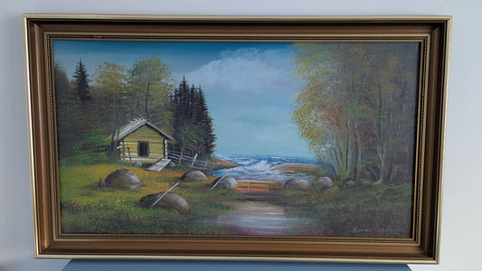 Reino Partanen - Signeerattu Öljyvärimaalaus (1980)