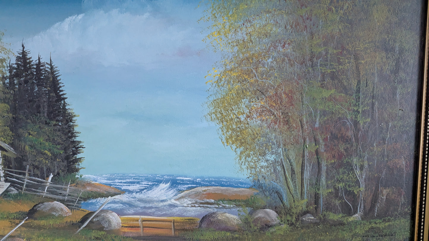 Reino Partanen - Signeerattu Öljyvärimaalaus (1980)