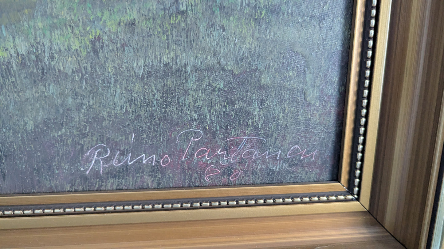 Reino Partanen - Signeerattu Öljyvärimaalaus (1980)
