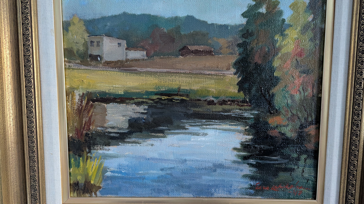 Eero Lehikoinen - Signeerattu Öljyvärimaalaus (1947)