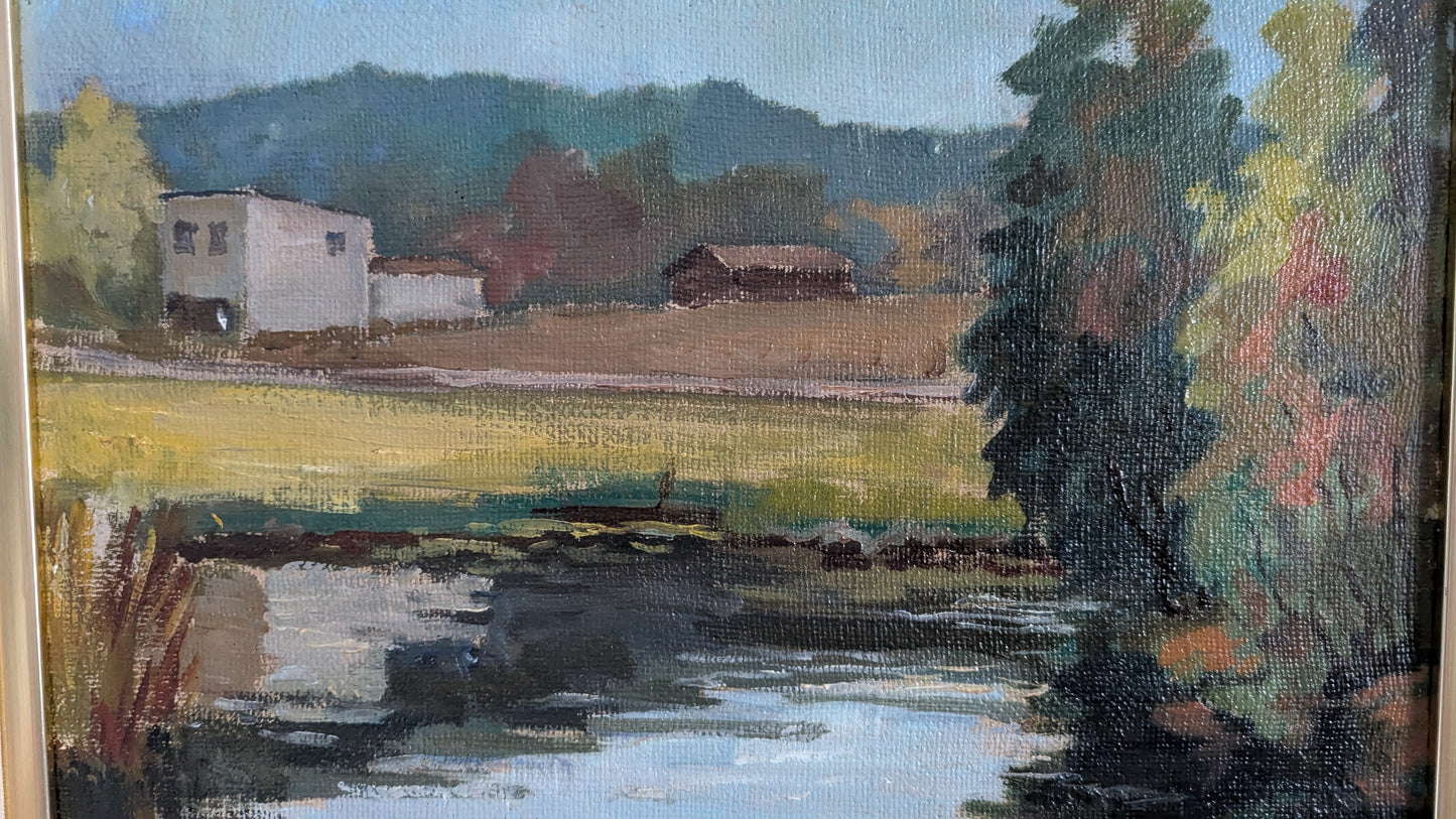 Eero Lehikoinen - Signeerattu Öljyvärimaalaus (1947)