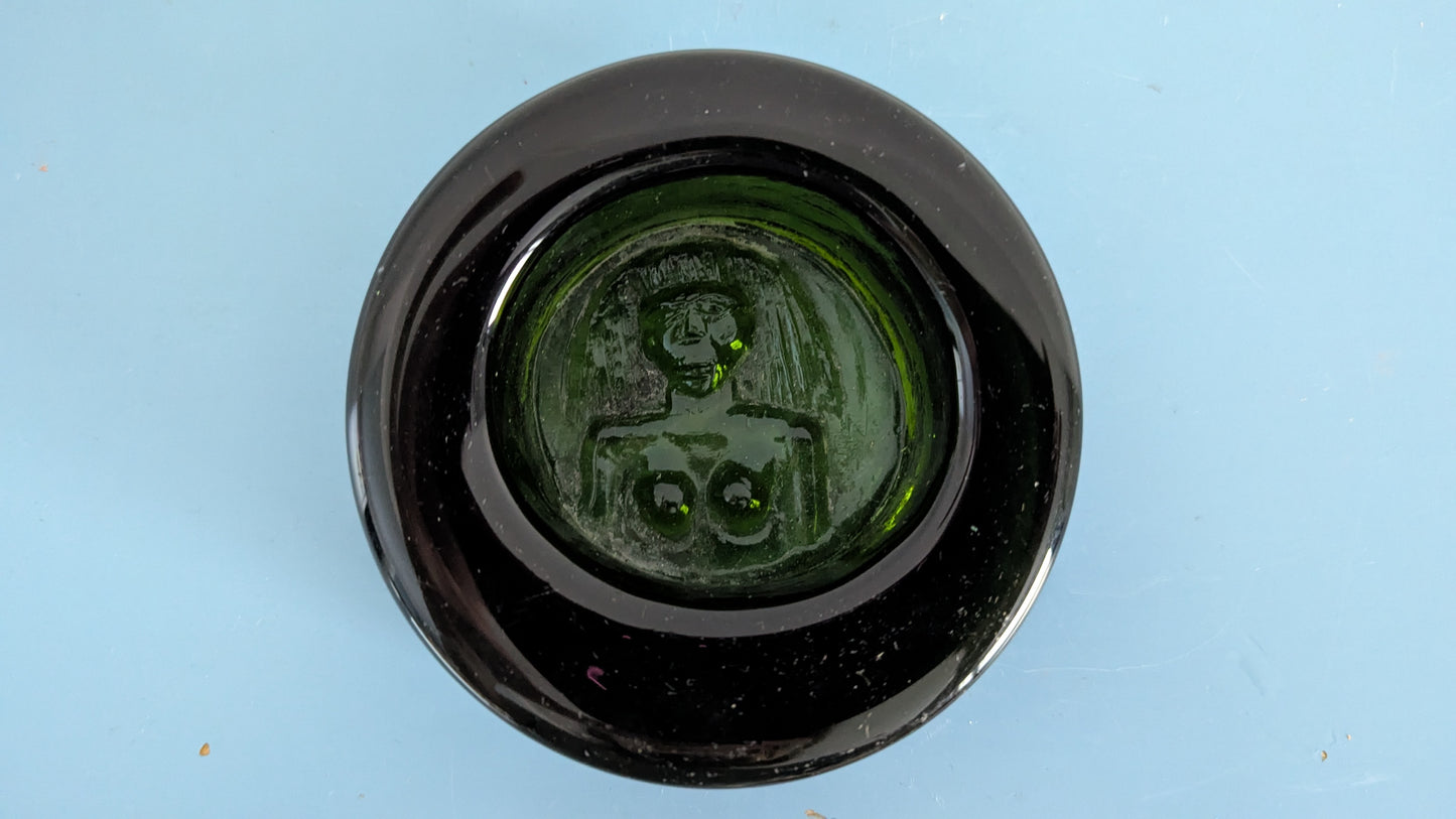 Boda - Naisen Hahmolla Koristeltu Tuhkakuppi / Tuhka-astia (1957, Erik Höglund)