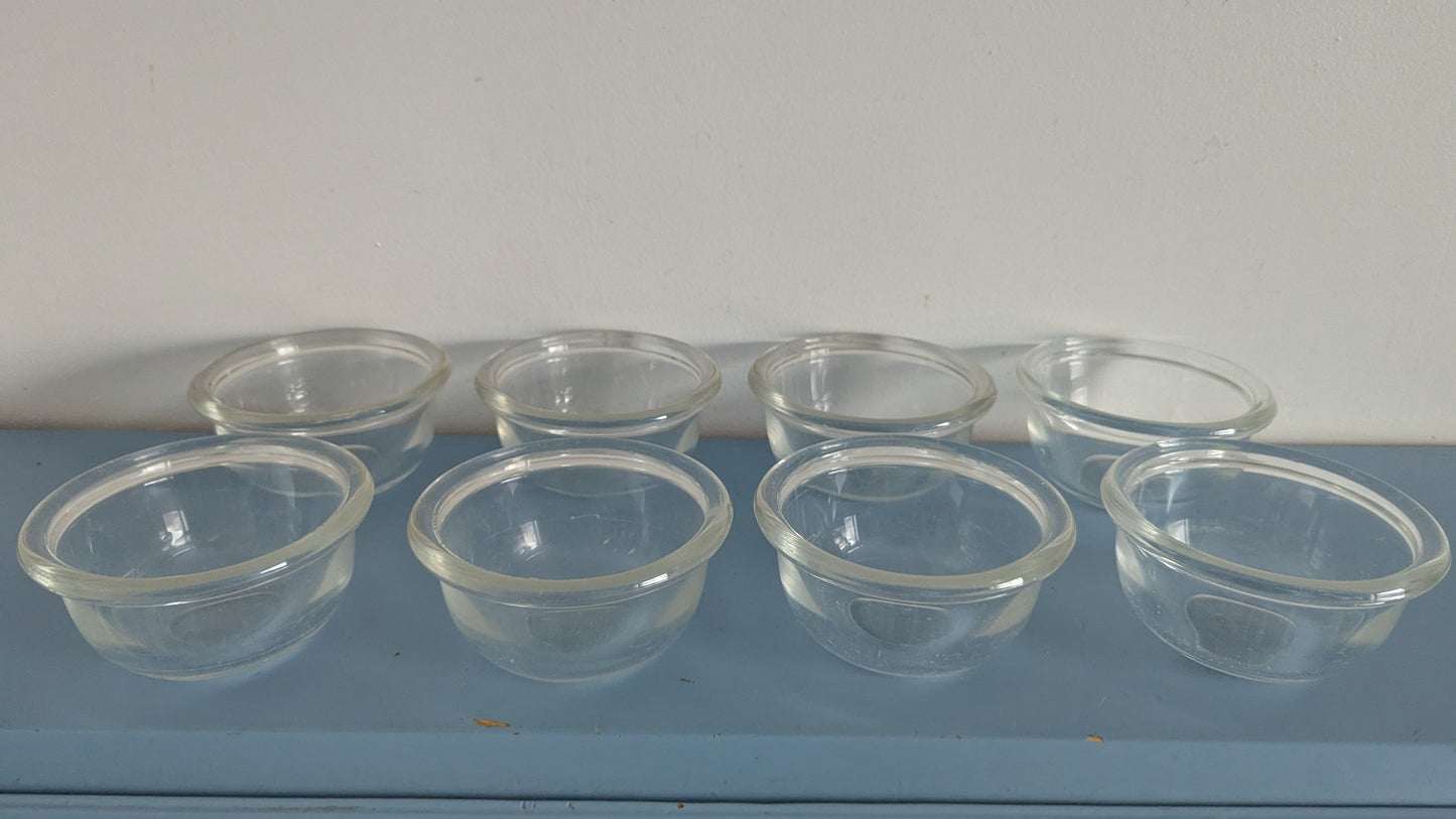 Nuutajärvi - Luna Annoskulho / Jälkiruokakulho (8kpl, 1971-1993, Kaj Franck)