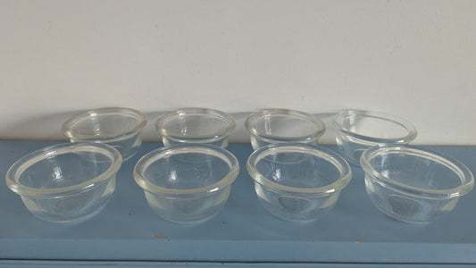 Nuutajärvi - Luna Annoskulho / Jälkiruokakulho (8kpl, 1971-1993, Kaj Franck)