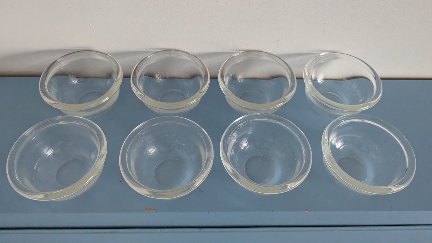 Nuutajärvi - Luna Annoskulho / Jälkiruokakulho (8kpl, 1971-1993, Kaj Franck)