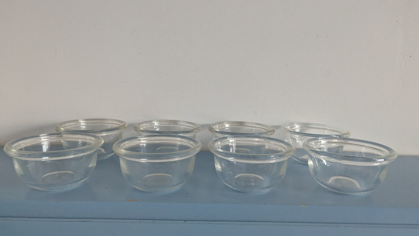 Nuutajärvi - Luna Annoskulho / Jälkiruokakulho (8kpl, 1971-1993, Kaj Franck)