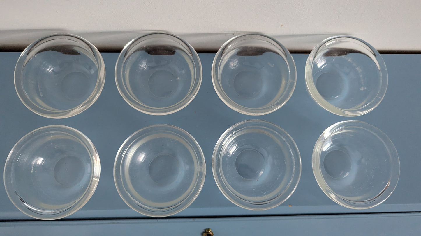 Nuutajärvi - Luna Annoskulho / Jälkiruokakulho (8kpl, 1971-1993, Kaj Franck)