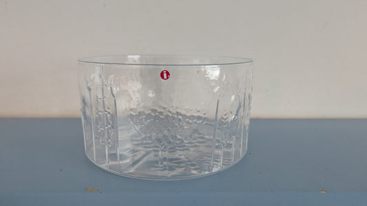 Nuutajärvi / Iittala - Flora Malja / Tarjoilukulho (1966-1991, Oiva Toikka)