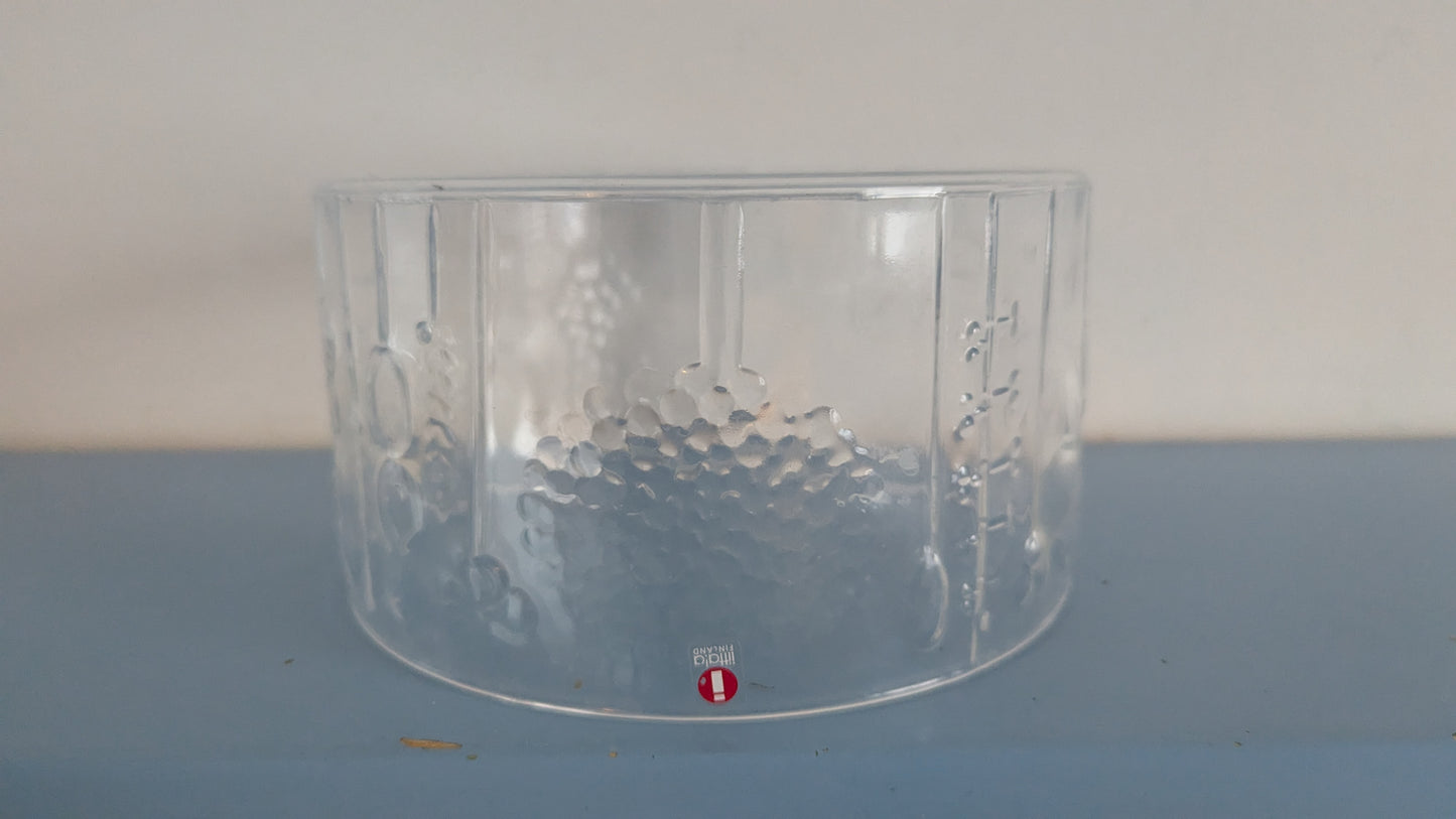 Nuutajärvi / Iittala - Flora Malja / Tarjoilukulho (1966-1991, Oiva Toikka)