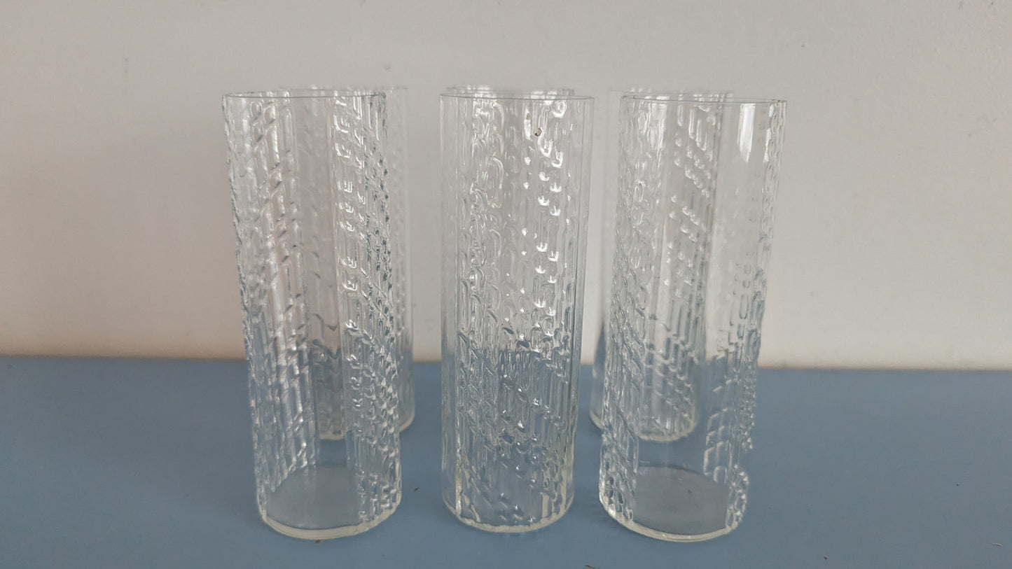 Riihimäen Lasi Flindari Olutlasi (6kpl, 1964-1968, Nanny Still)