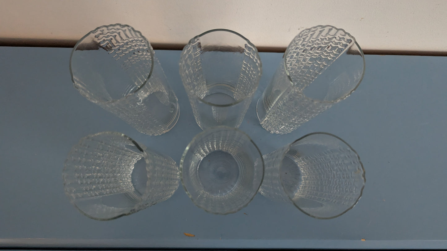 Riihimäen Lasi Flindari Olutlasi (6kpl, 1964-1968, Nanny Still)