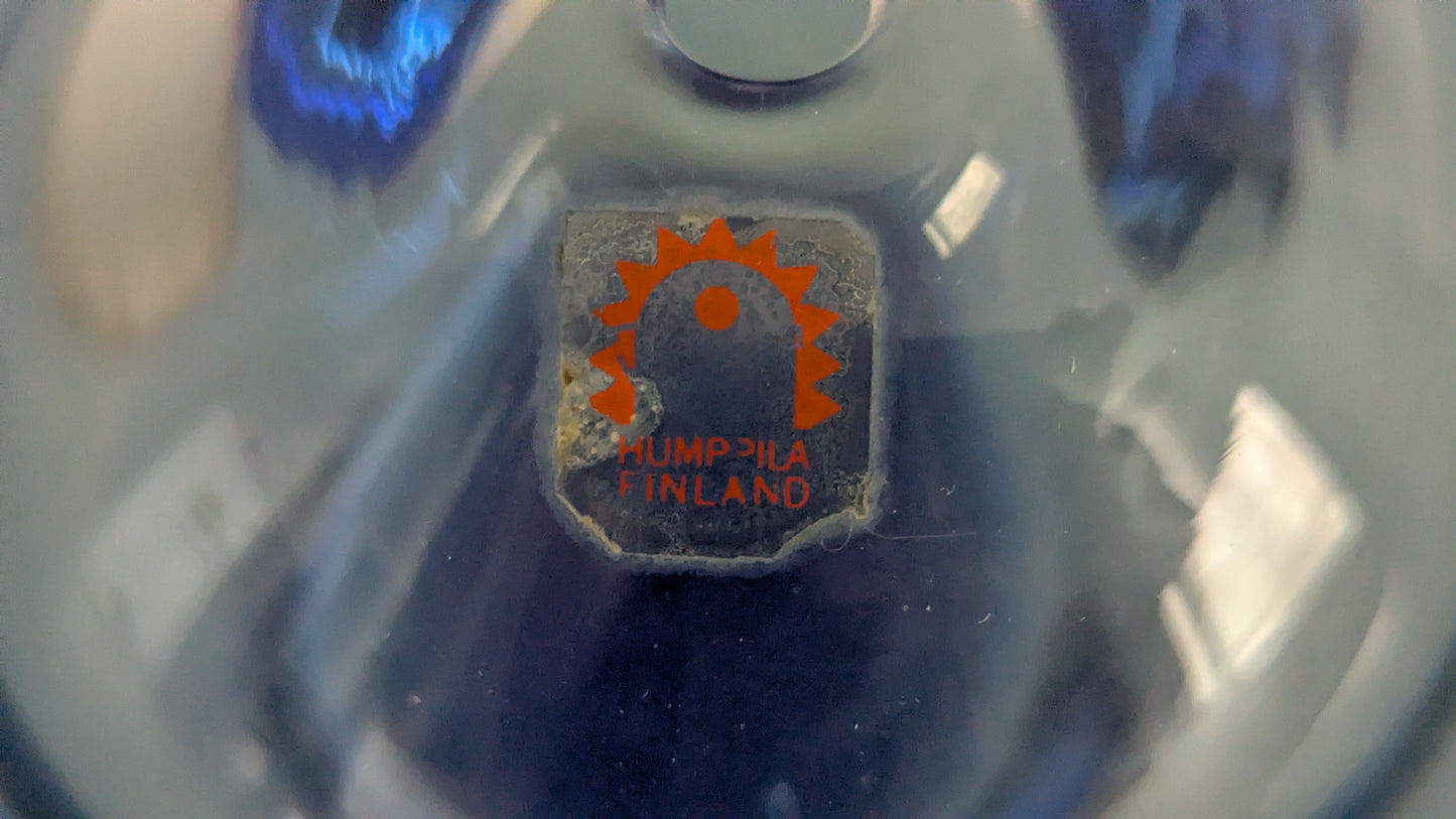 Humppila - Taidelasiesine / Paperipaino / Yhden Kukan Maljakko