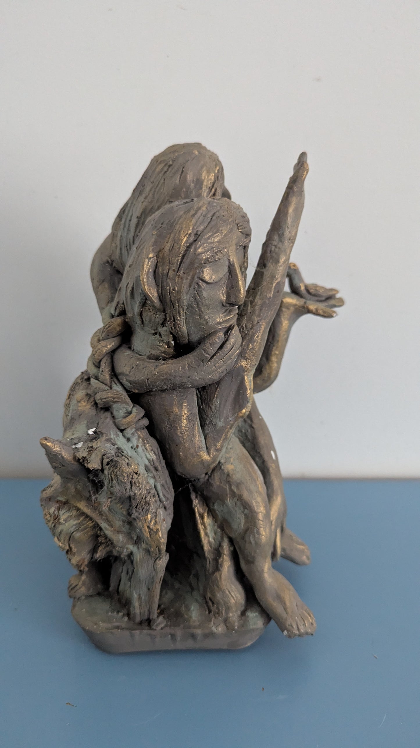 Anna-Liisa Siivonen - Hellä Hetki (Signeerattu Kipsipatsas, 2020)