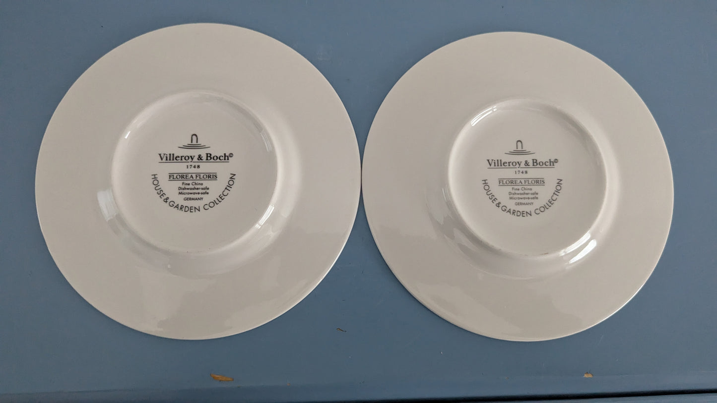 Villeroy & Boch - Florea Floris Leipälautanen / Leivoslautanen (2kpl, 2002-2008)